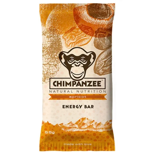 Chimpanzee Apricot 55g Energy Bar -Camp Life Shop chimpanzee apricot 55g energy bar