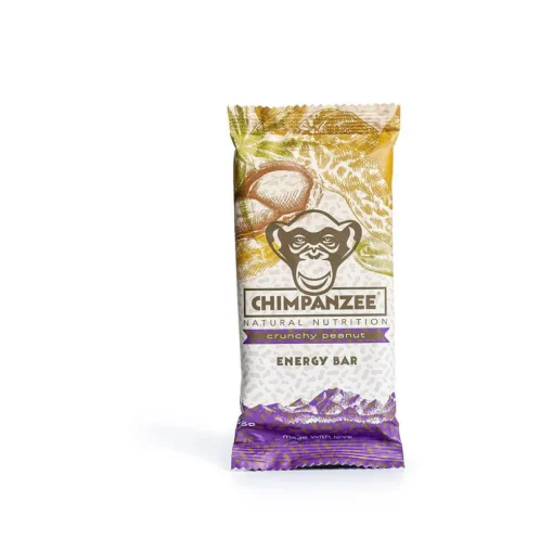 Chimpanzee Crunchy Peanut 55g Energy Bar -Camp Life Shop chimpanzee crunchy peanut 55g energy bar